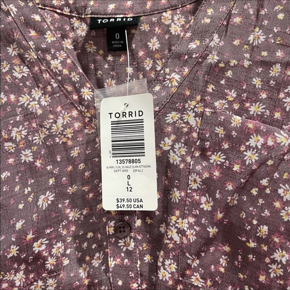 TORRID top size 0 beautiful